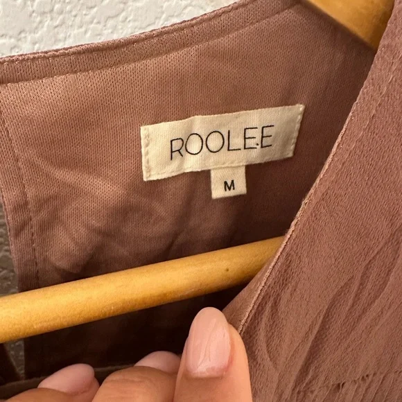 Roolee Midi Silk Blush Dress in Medium - Picture 6 of 6